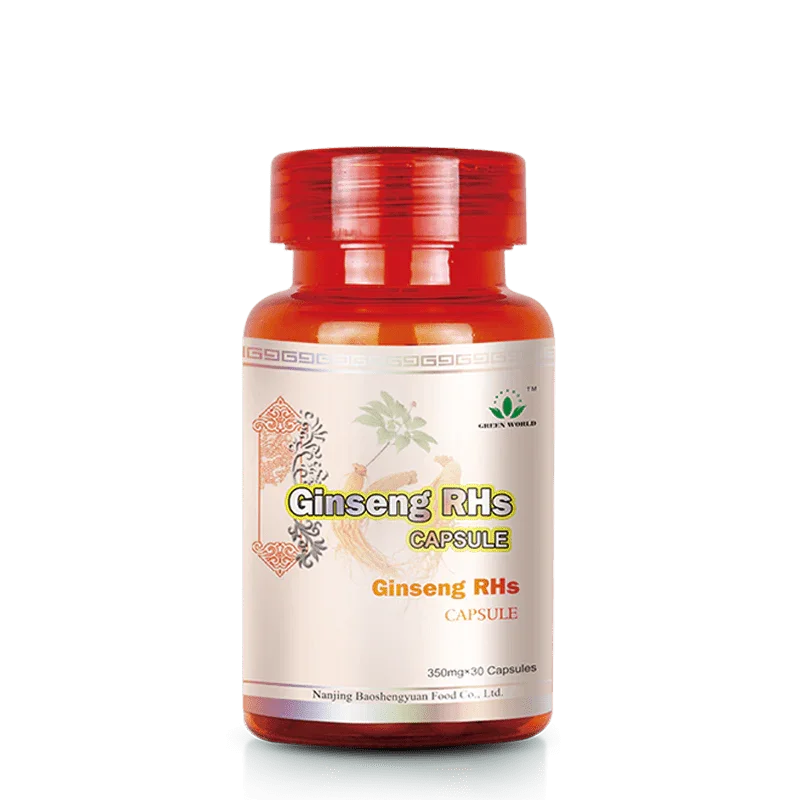 Green World Ginseng RHs Capsules - 350mg | Boost Immunity & Fight Fatigue - Green World Coin