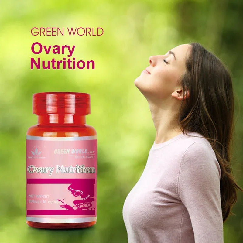 Green World Ovary Nutrition Capsule - 90 Capsules | Hormone Balance, Menopause Relief & Vitality - Green World Coin