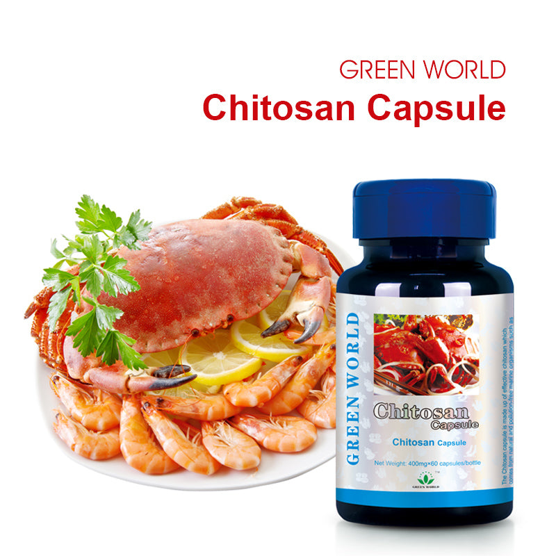 Green World Chitosan Capsules – The Ultimate Detox & Fat Magnet | 400mg, 60 Capsules
