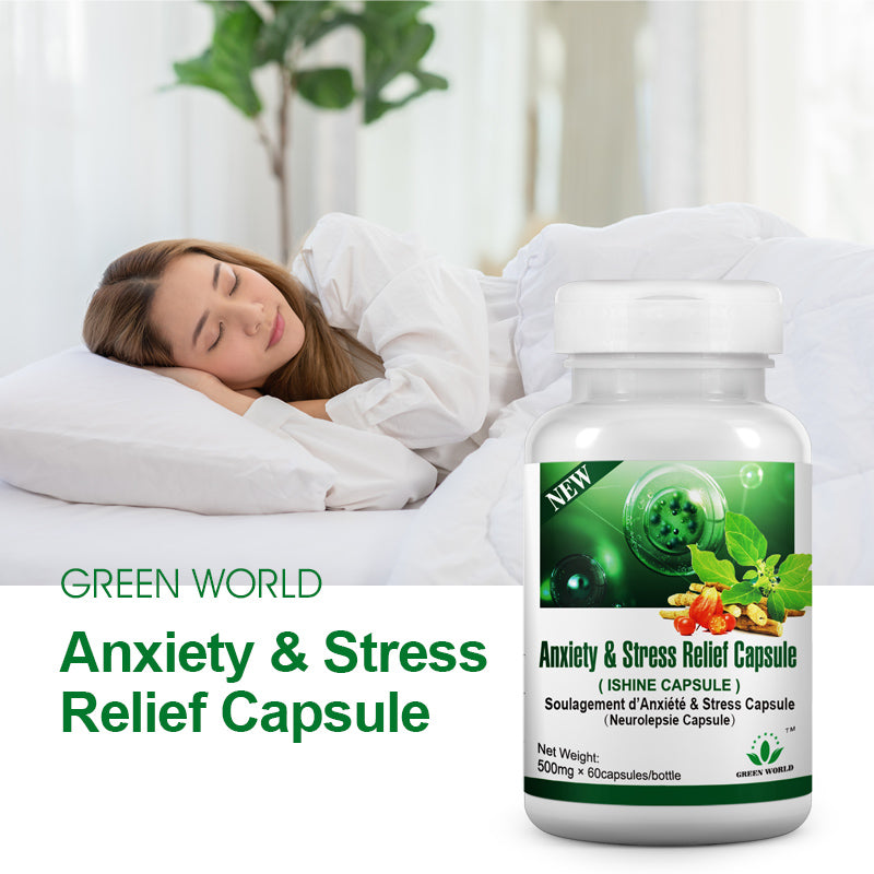 Green World Ishine Capsule | Herbal Tranquility & Deep Sleep Formula, 60 Capsules