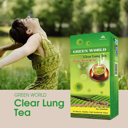 Clear Lung Detox Tea – Respiratory Support & Lung Cleanse Herbal Tea - Green World Coin