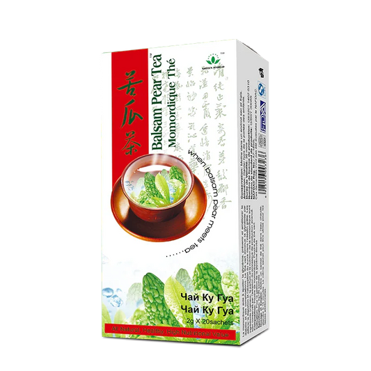 Green World Balsam Pear Tea | Natural Blood Sugar Support | 2g x 20 Sachets - Green World Coin