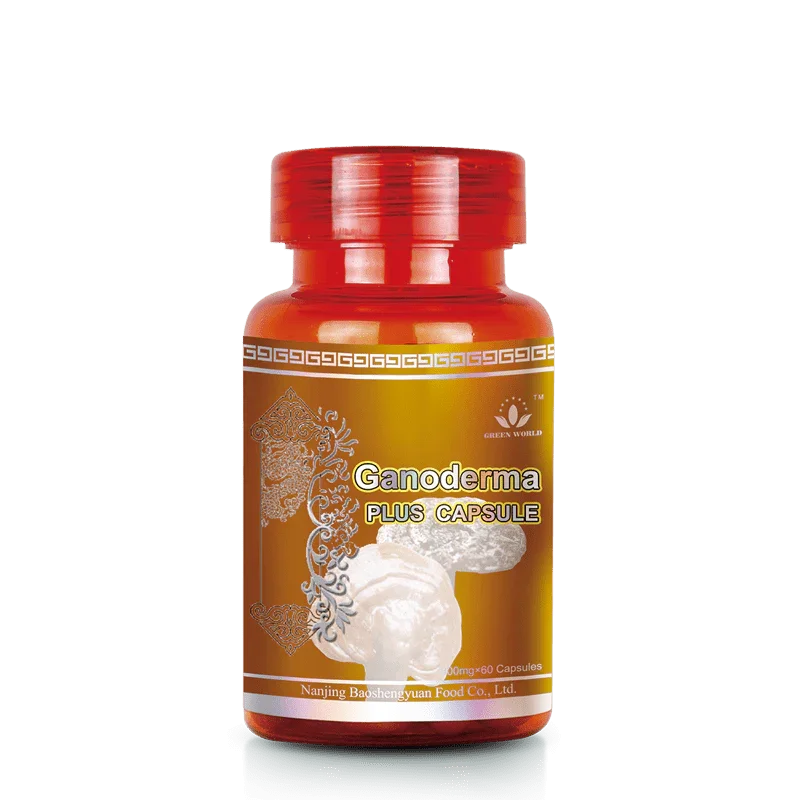 Green World Ganoderma Plus Capsules (300mg x 60) | Immune Booster, Liver Support & Cellular Defense | Worldwide Shipping to USA, Canada, UK, France - Green World Coin