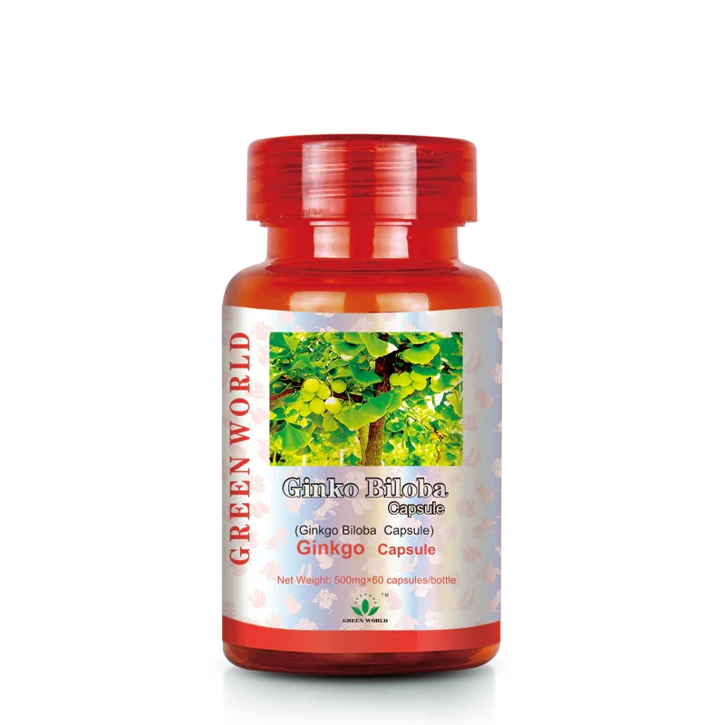 Green World Ginkgo Biloba Capsules – 500mg | 60 Capsules | Brain & Memory Support, Heart Health | Worldwide Delivery - Green World Coin
