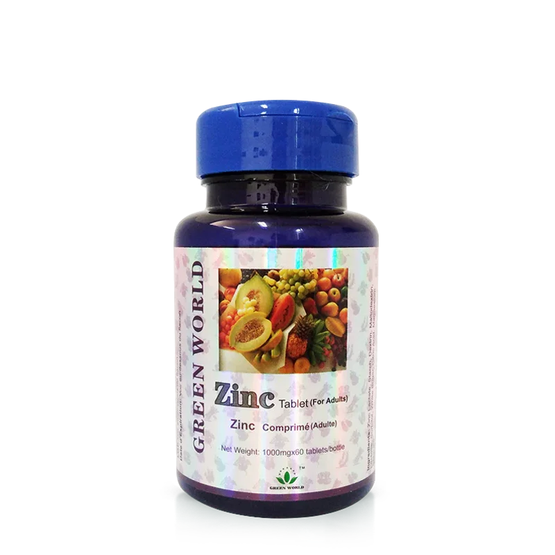 Green World High Potency Zinc Supplement for Adults