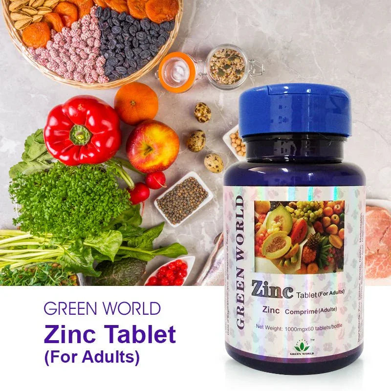 Green World High Potency Zinc Supplement for Adults