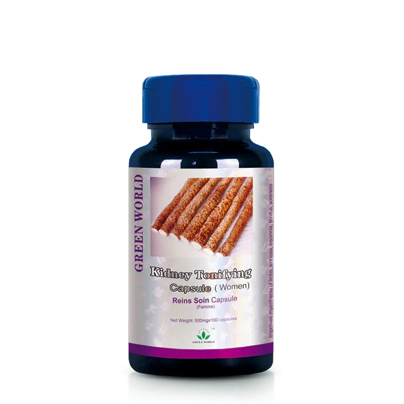 Green World Kidney Tonifying Capsule for Women | 500mg | 100 Capsules | Herbal Support for Kidney Health, Immunity & Female Vitality | Ships to USA, Canada, UK, France & Worldwide - Green World Coin