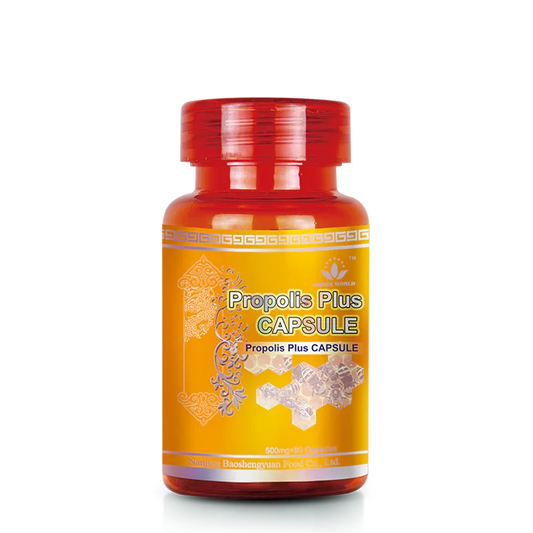 Green World Propolis Plus Capsules 500mg - Natural Immune Support & Antibiotic (60 Capsules) - Green World Coin