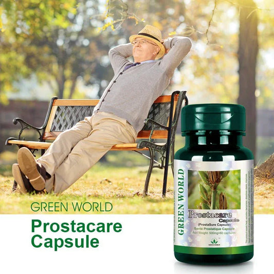 ProstaCare Capsule - 500mg Prostate Support for Men | 60 Capsules | USA, UK, Canada, France Worldwide Delivery - Green World Coin
